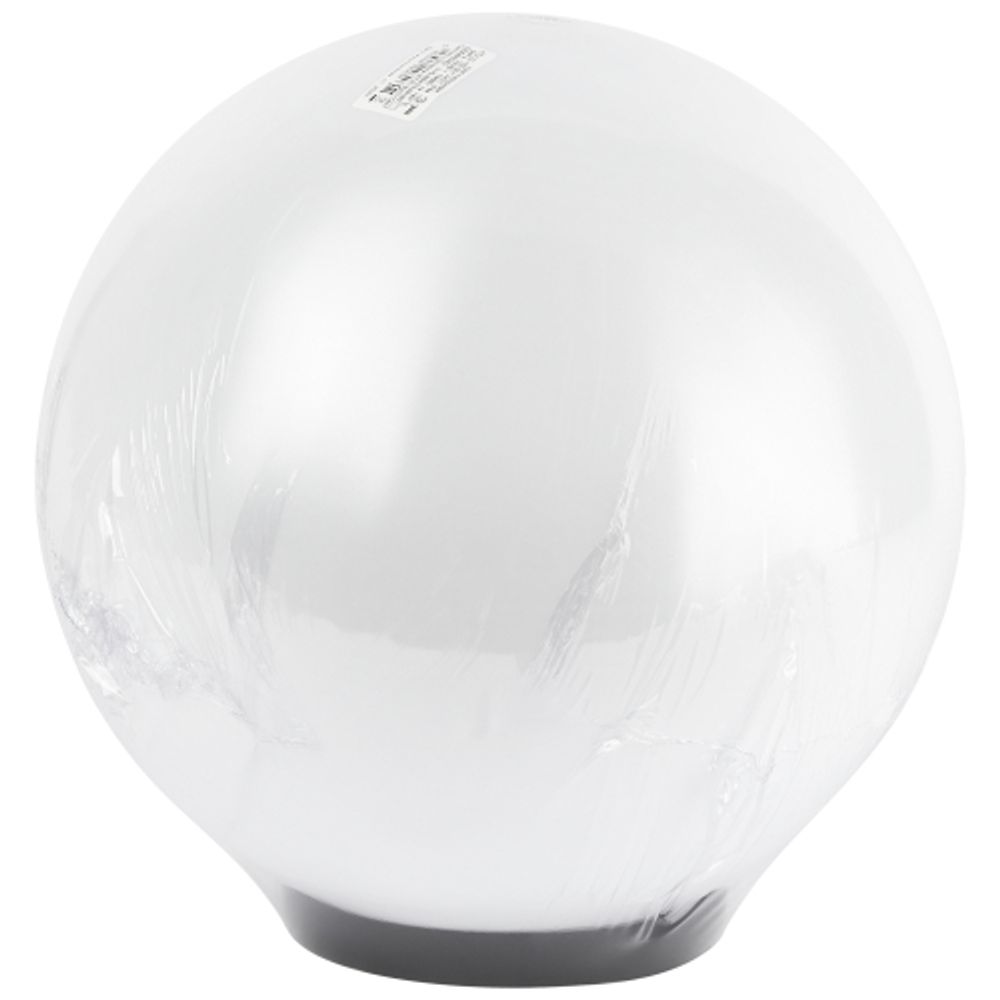 Садово-парковый светильник ЭРА НТУ 02-100-301 шар опаловый призма на опору / кронштейн IP44 Е27 max100Вт d300mm | Садово-парковые светильники