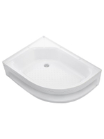 Душевая кабина RIVER  NARA 110/80/24 MT R 110х80 см,  матовое стекло, поддон средний, крыша, правосторонняя