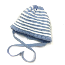 Шапочка в полоску на 3 месяцев