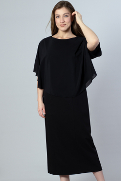 Платье женское 4542ЛП, черный #85Ч054542ЛП