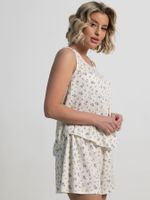 Костюм домашний с шортами Мила (бежево-голубой) К15213-1М LT Collection