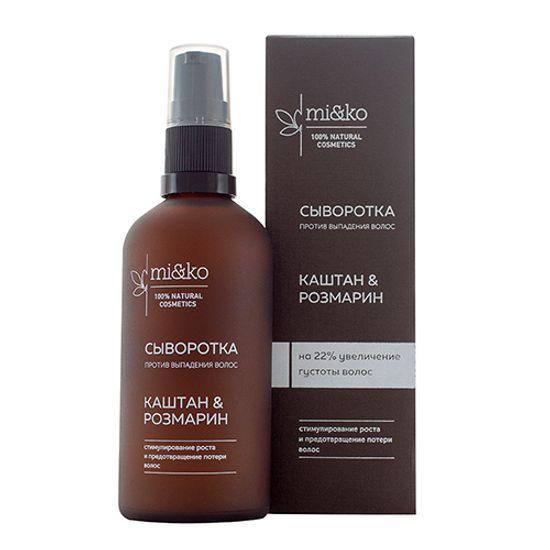 Сыворотка Mi&Ko, против выпадения волос, "Каштан и розмарин"
