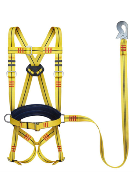 Пояс ПП-2АЖ (фал 1.4м) с наплеч. и набедр. лямками (лента)