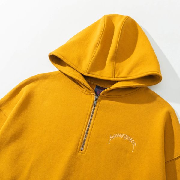 Худи PUFF Half Zip Горчичный - фото 3