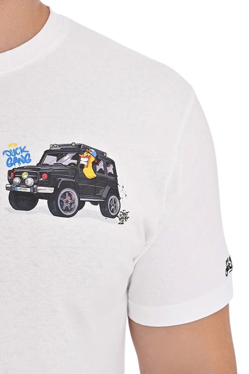 Футболка MC Saint Barth CPT Gang белый