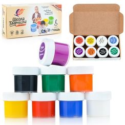 Quaş \ Гуашь Школа творчества 8 rəng