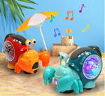 Игрушка музыкальная и световая "Краб" Runqi Hermit Crab Run Fast