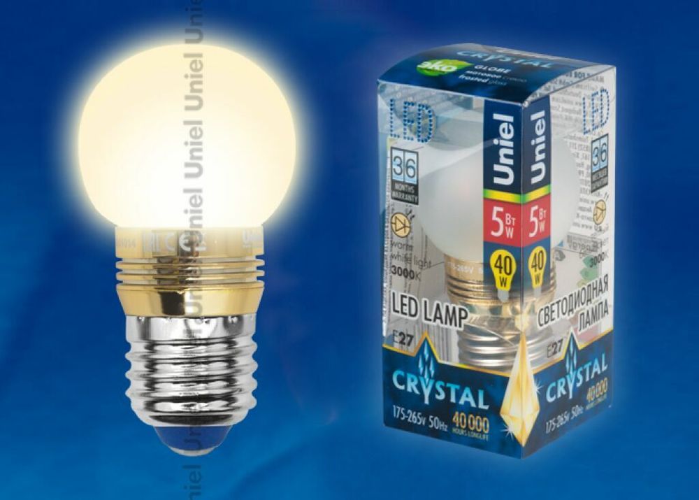 LED-G45P-5W/WW/E27/FR ALC02GD Лампа светодиодная пятилепестковая. Форма шар, матовая колба. Материал корпуса алюминий. Цвет свечения теплый белый. Ц