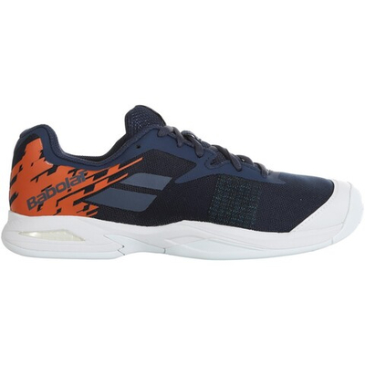 детские Кроссовки теннисные Babolat Jet All Court Junior - white/pureed pumpkin