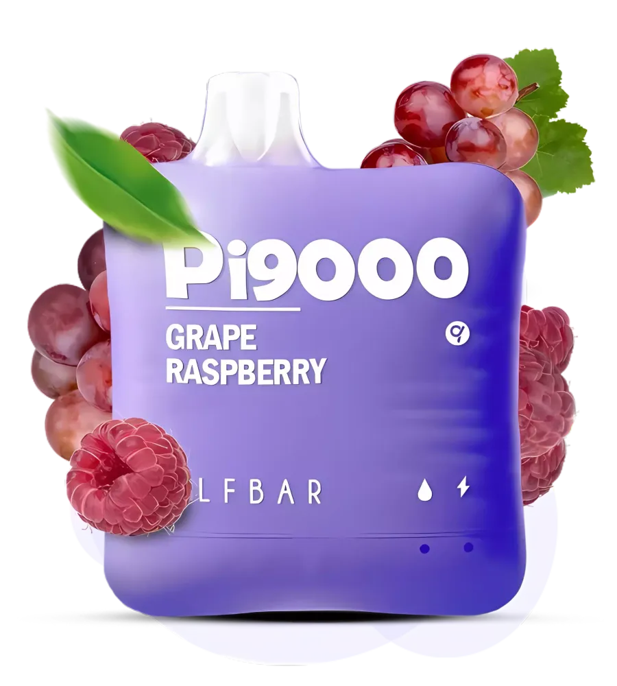 Elf Bar Pi9000 - Grape Raspberry (nic 5%)