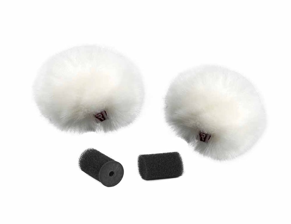 Ветрозащита Rycote White Ristretto Lavalier Windjammer - 2шт