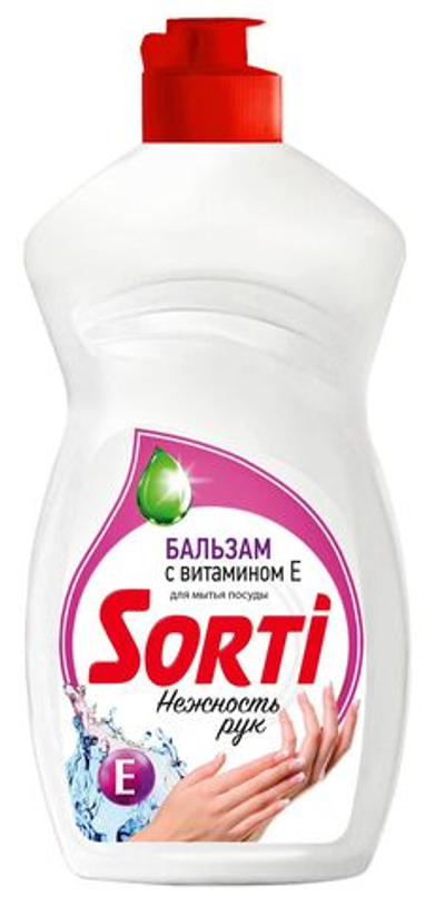 SORTI Ср-во д/посуды,Бальзам с Витамином Е 450мл