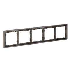 Рамка пластиковая VOLTUM S70 на 5 пост, (капучино) vls100514