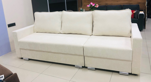АКЦИЯ!!! Диван с пошаговой раскладкой габариты 260*100(из прямого превращается в угловой), 2 короба , механизм тик-так