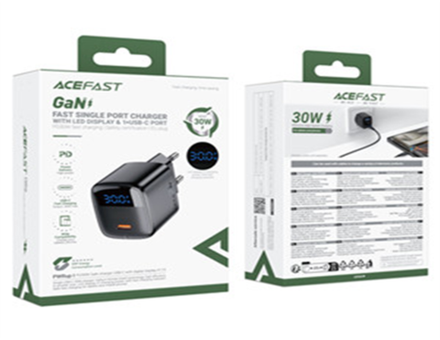 A115 PD30W GaN charger USB-C with digital display (EU)