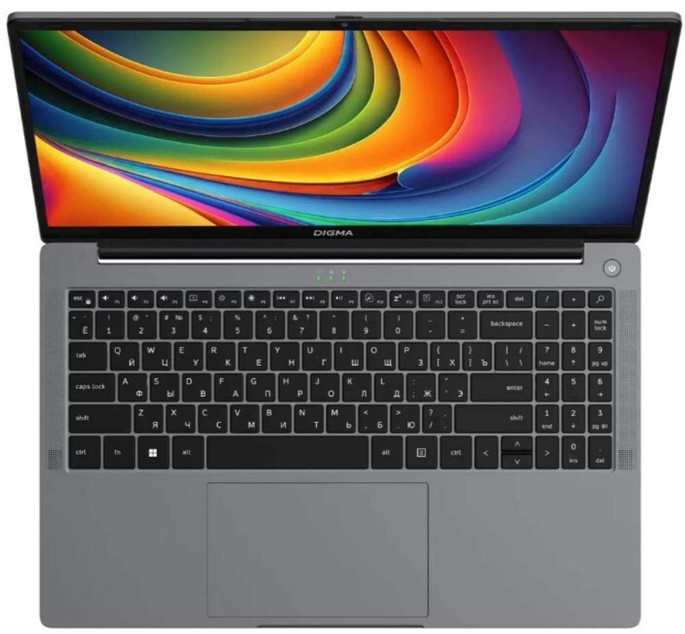 Ноутбук  Digma EVE i5980 15.6 ", Core m3, 16 Гб RAM, 512 Гб SSD, HD Graphics 615, Серый