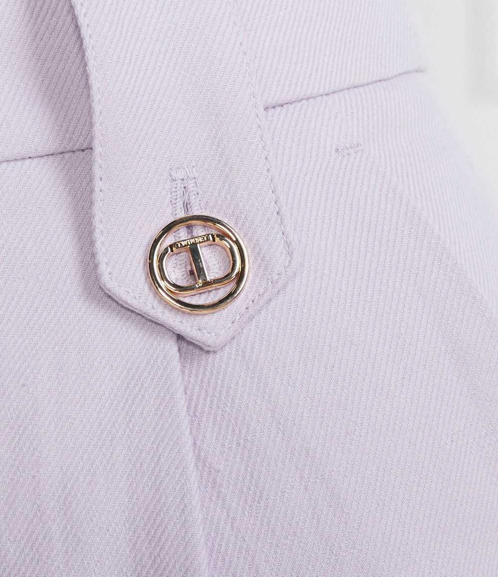 Шорты TWINSET - фиолетовый(241TP2565)