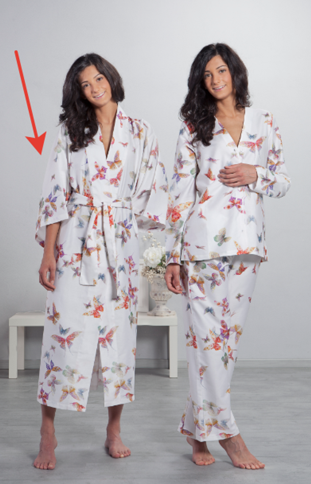 Халат Mirabello Small Butterflies Италия