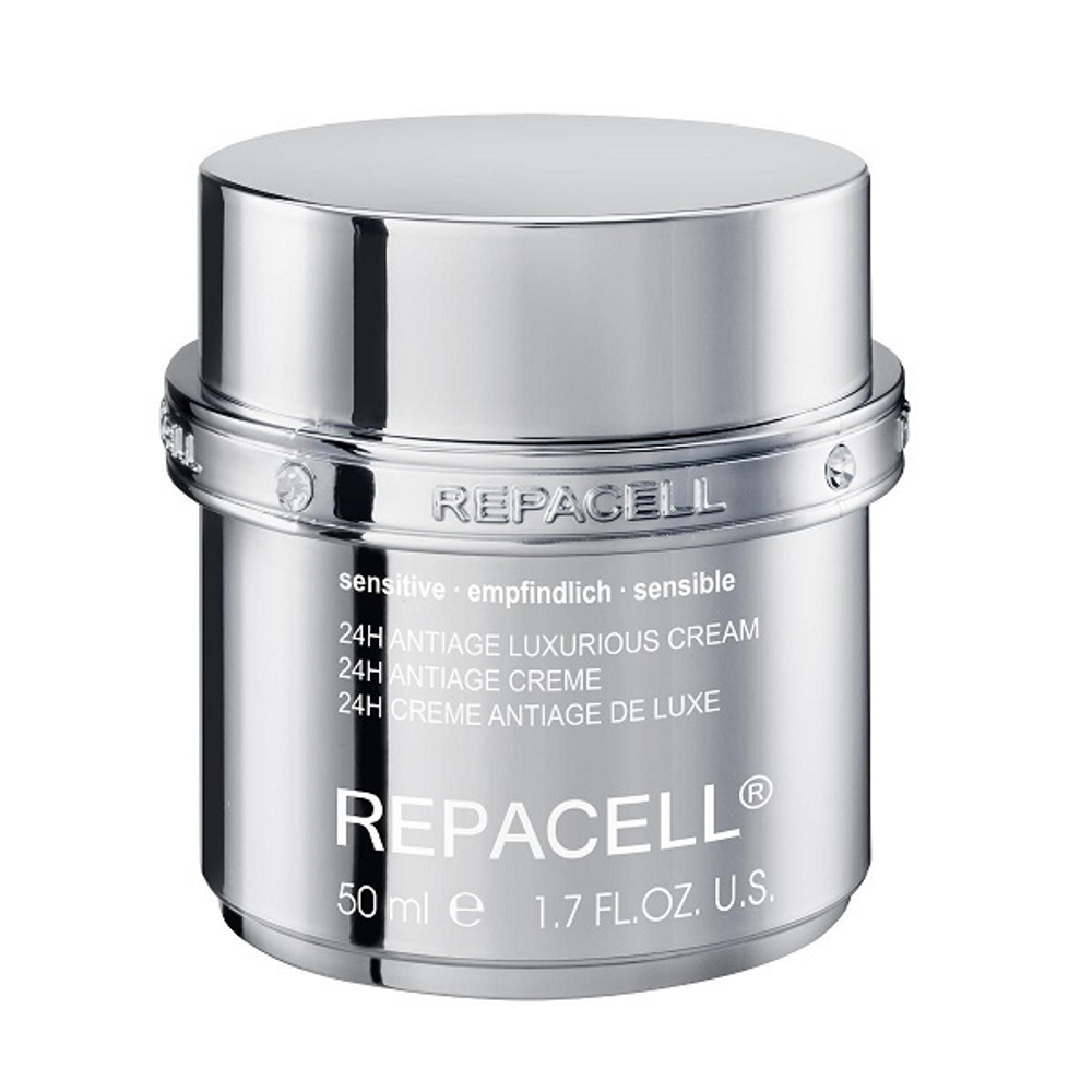 Крем-люкс для чувствительной кожи Klapp Repacell Anti-Age Luxurious Sensitive Cream 50мл
