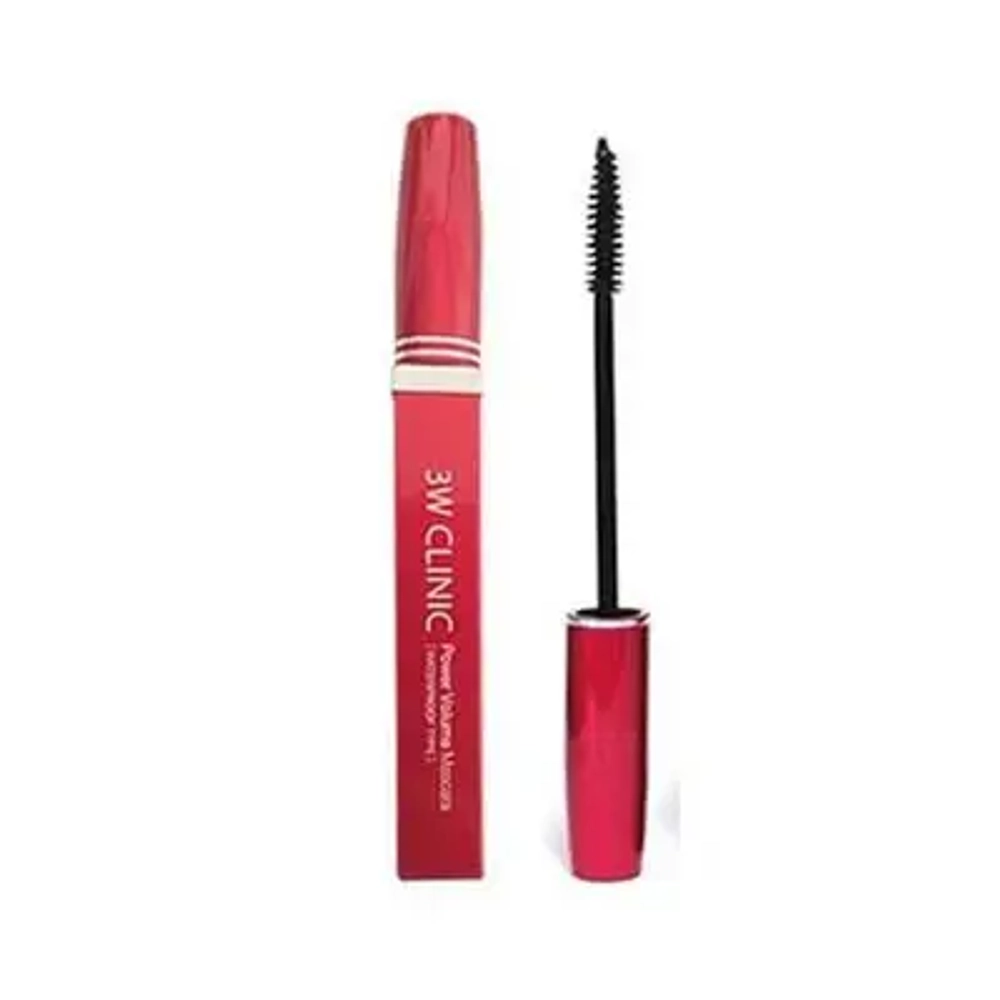 Водостойкая тушь для ресниц придающая объем 3W Clinic Power Volume Mascara Water Proof Type (Square) (7мл)