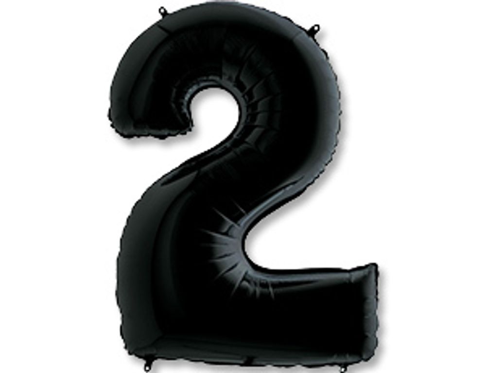Цифра "2" Чёрный