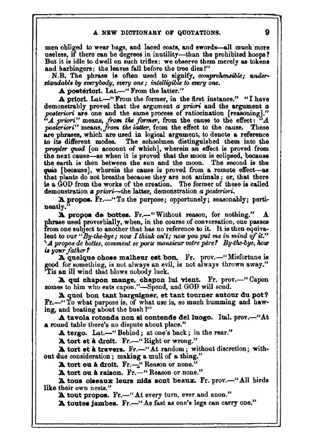 A new dictionary of quotations from the Greek, Latin, and modern languages | Сборник