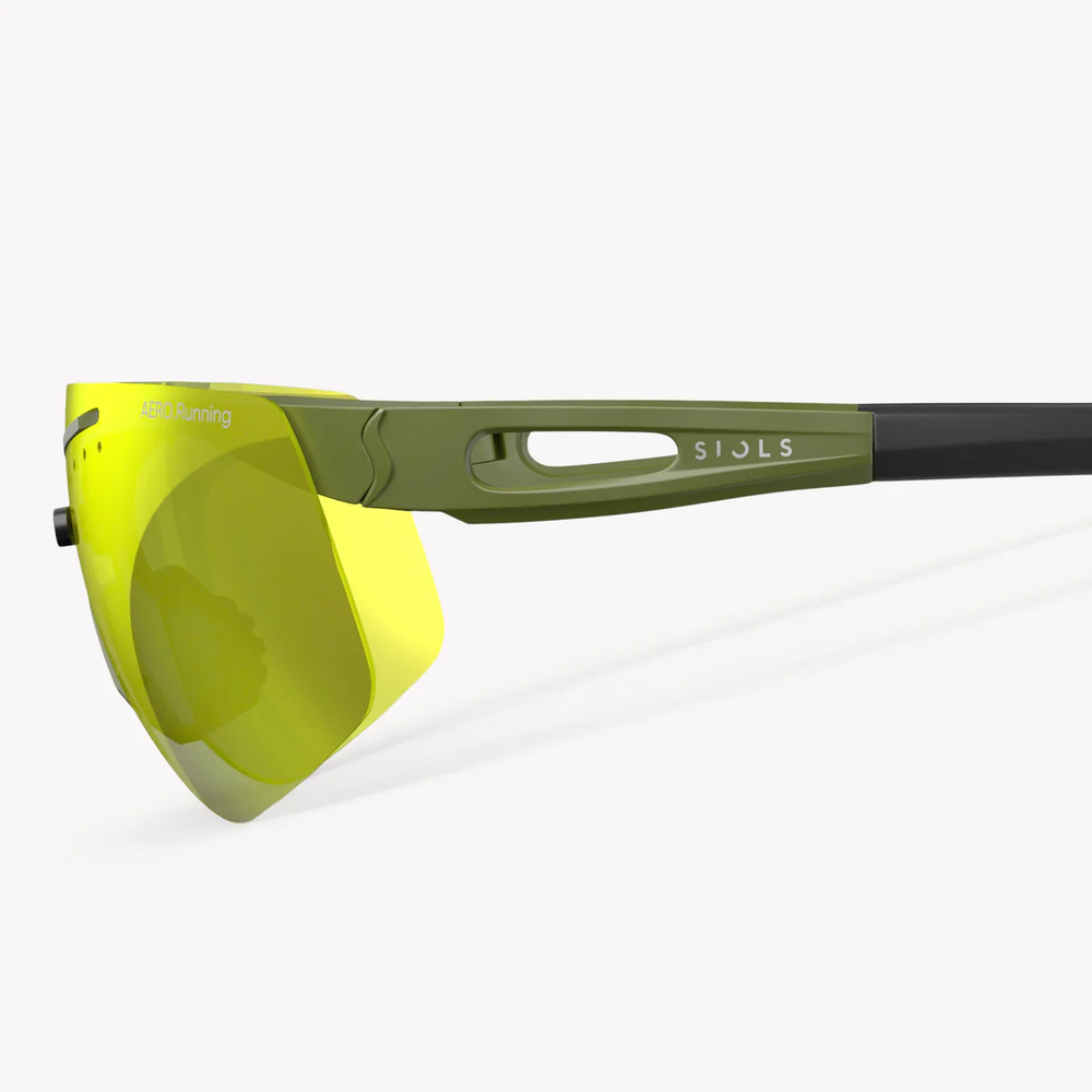 Спортивные очки с диоптриями Siols / AERO.Running / Gold / Pine
