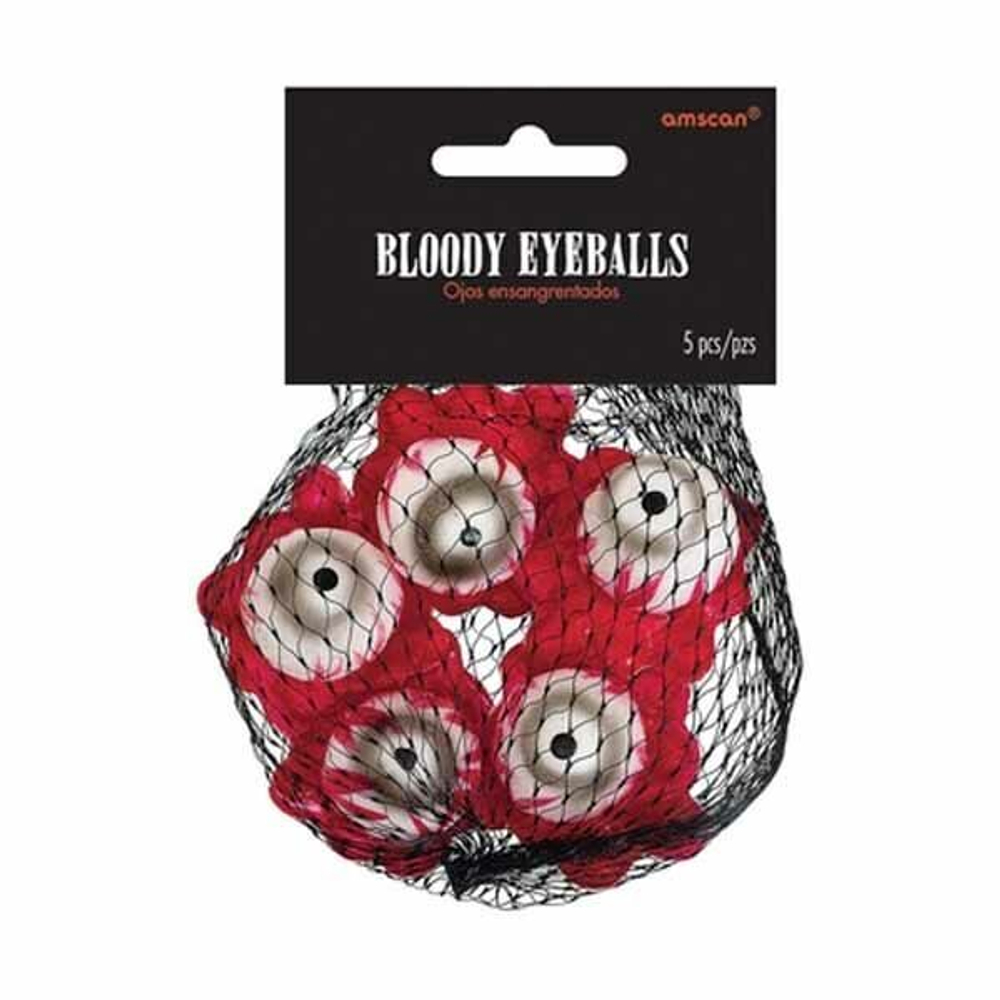 Глаз кровавый пластик 5шт/A