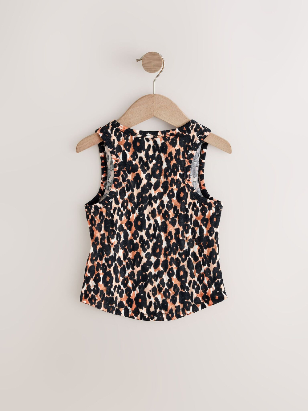 Майка для девочки Next AK2-089, Черный, Коричневый