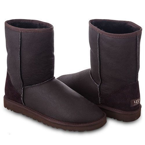 Ugg Men'S Classic Short Metallic Chocolate