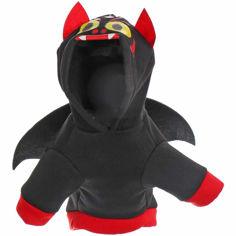 Кофта - толстовка с капюшоном для собак мелких пород «Летучая мышь», размер L (45*35*26см)