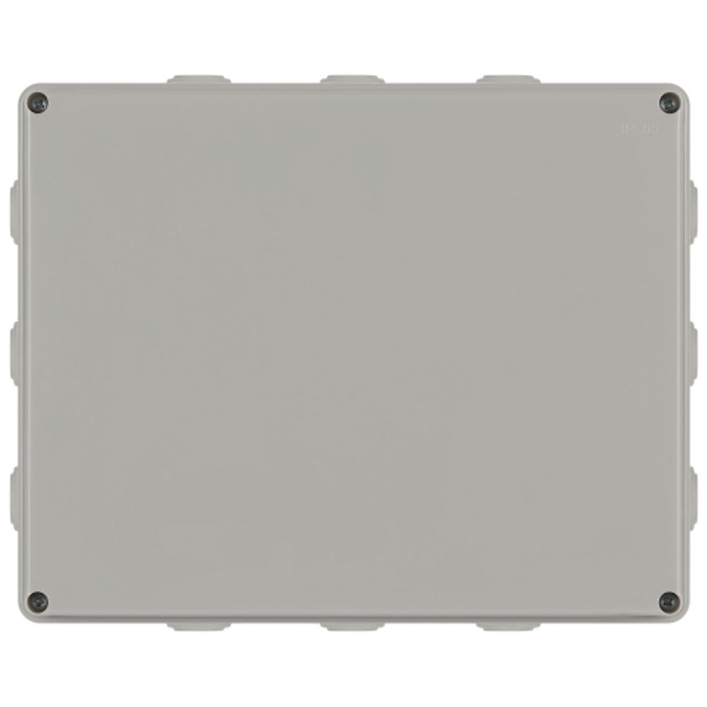 Распаячная коробка ЭРА KORv-240-190-90-12g ОП серая 240х190х90мм на винтах 12 гермовводов IP55