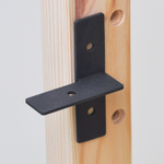 Комплект металлических кронштейнов (5 шт.) для полки Ивар, набор держателей для полки