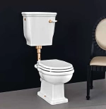 Унитаз ARTCERAM Hermitage HEV003 01 00 с низким бачком золото