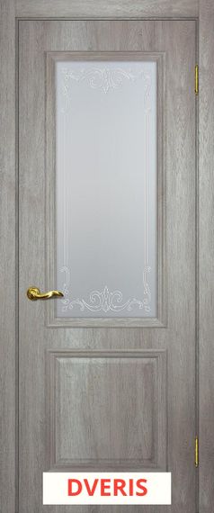 Межкомнатная дверь Верона-1 (Дуб Эссо/Сатинат Белый)