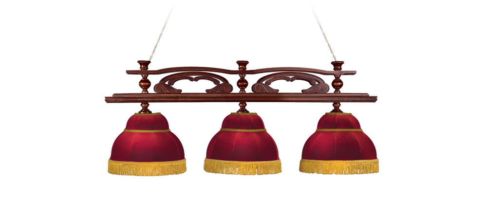 Лампа Венеция 3 плафона - ясень