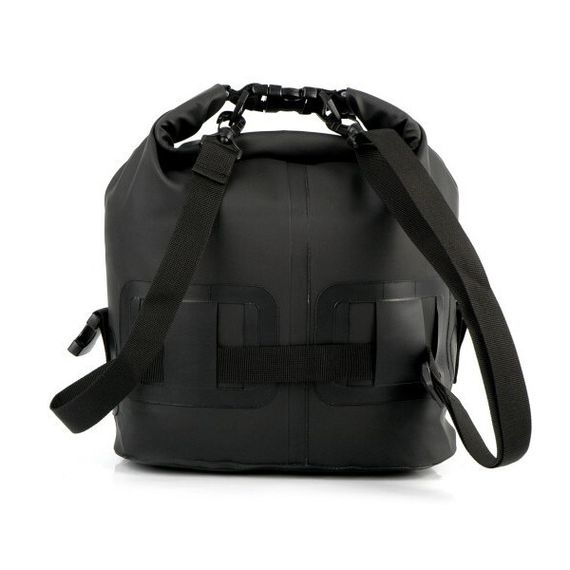 Гермосумка через плечо Sargan Пляжка с доп.карманом 10 л черная