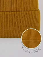 Шапка детская с ушками осенняя