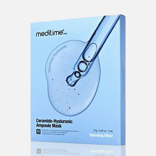 Тканевая увлажняющая маска с керамидами  Meditime Ceramide-Hyaluronic Ampoule Mask