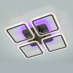 Citilux Марсель Смарт CL232A145E RGB Умная люстра Чёрная