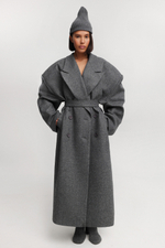 Пальто-пиджак макси