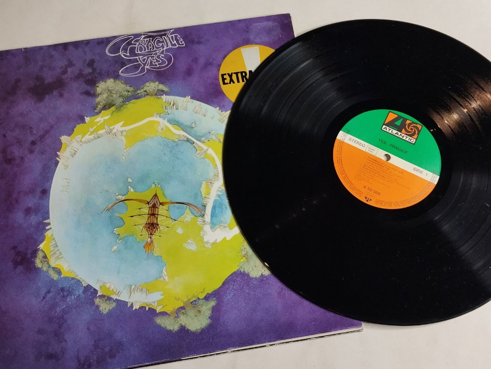 Винтажная виниловая пластинка LP Yes Fragile (Germany 1980) Roundabout