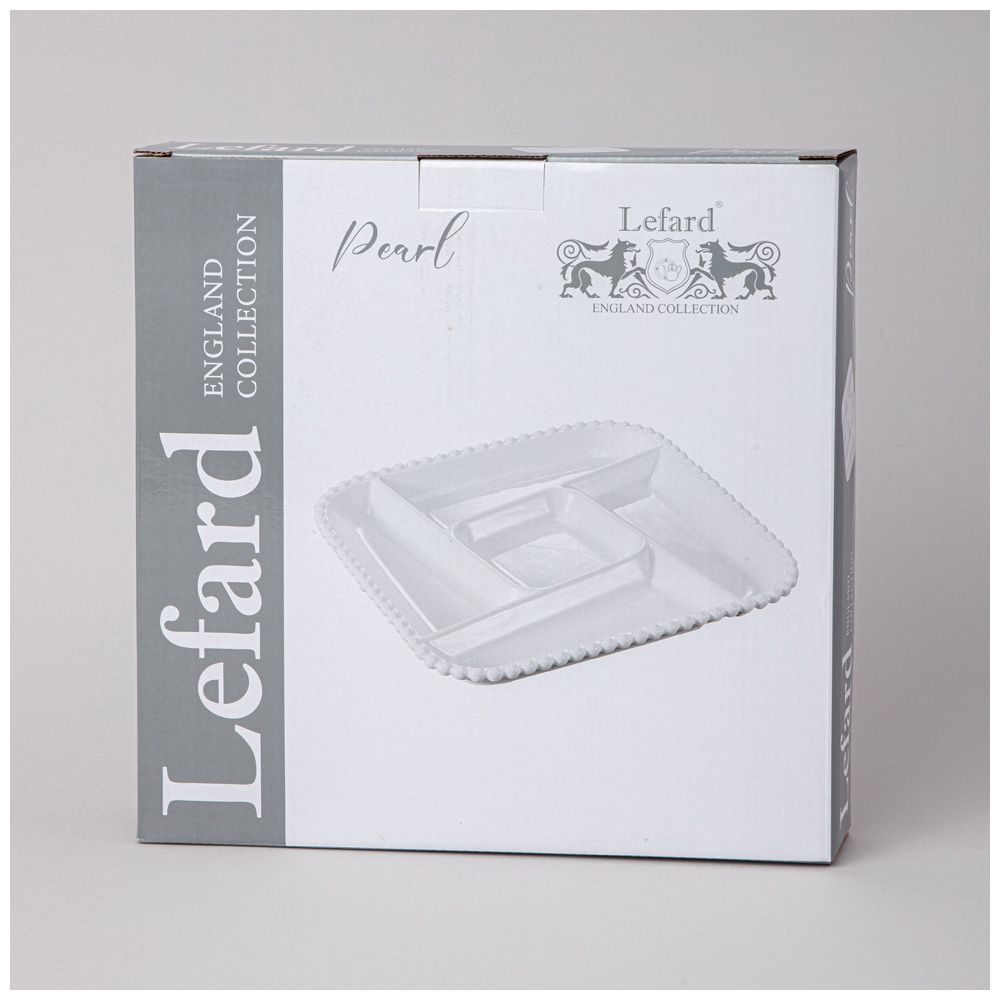 МЕНАЖНИЦА LEFARD "PEARL" 5 СЕКЦИЙ КВАДРАТНАЯ 26,5*3 СМ (КОР=12ШТ.)