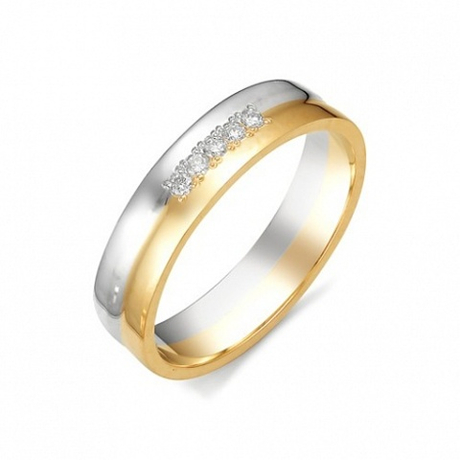 Кольцо из золота с бриллиантами