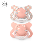 Набор физиологических пустышек Suavinex Wild розовый, -2/2 мес, 2 шт