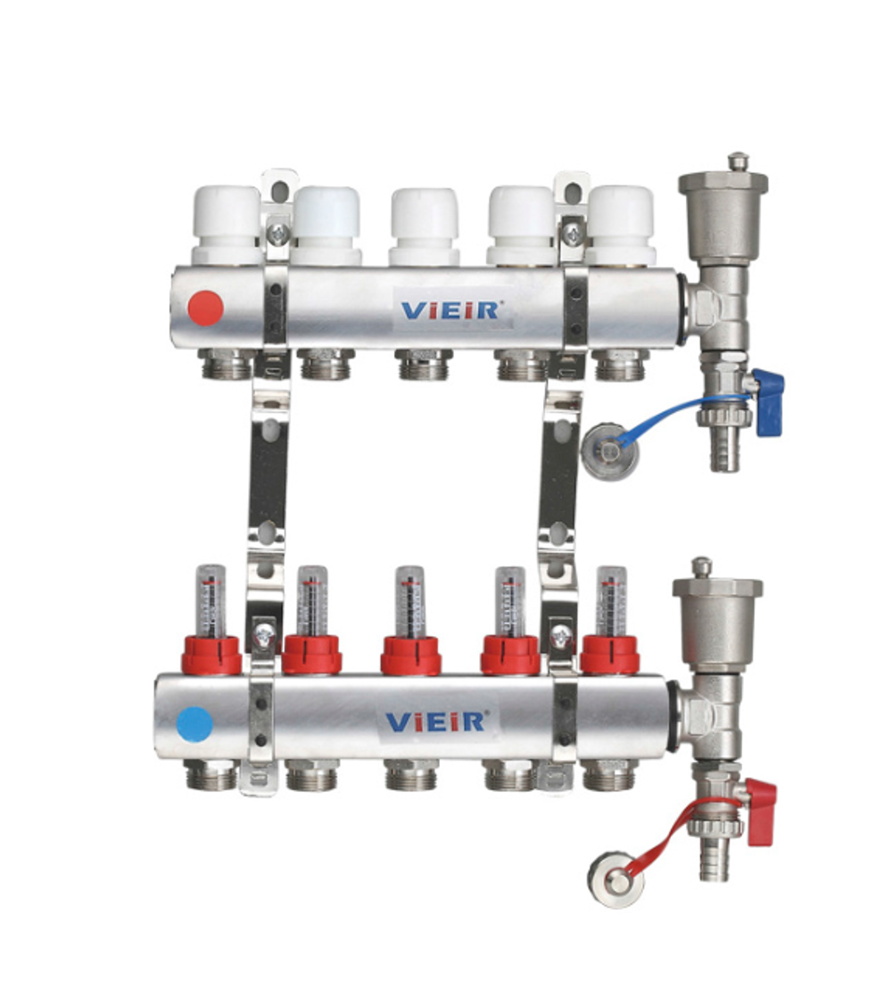 Колл. группа БЕЗ КРАНОВ (НЕРЖ) с расход. 2-вых. ViEiR