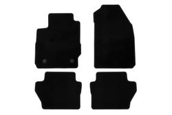 Коврики в салон для FORD Fiesta 2008-2013, 2012-2019, хэтчбек, седан, 4 шт. (текстиль) KLEVER01166701200K