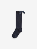 Гольфы хлопковые с бантом для девочки Next 966-563, 2 шт., Темно-синий