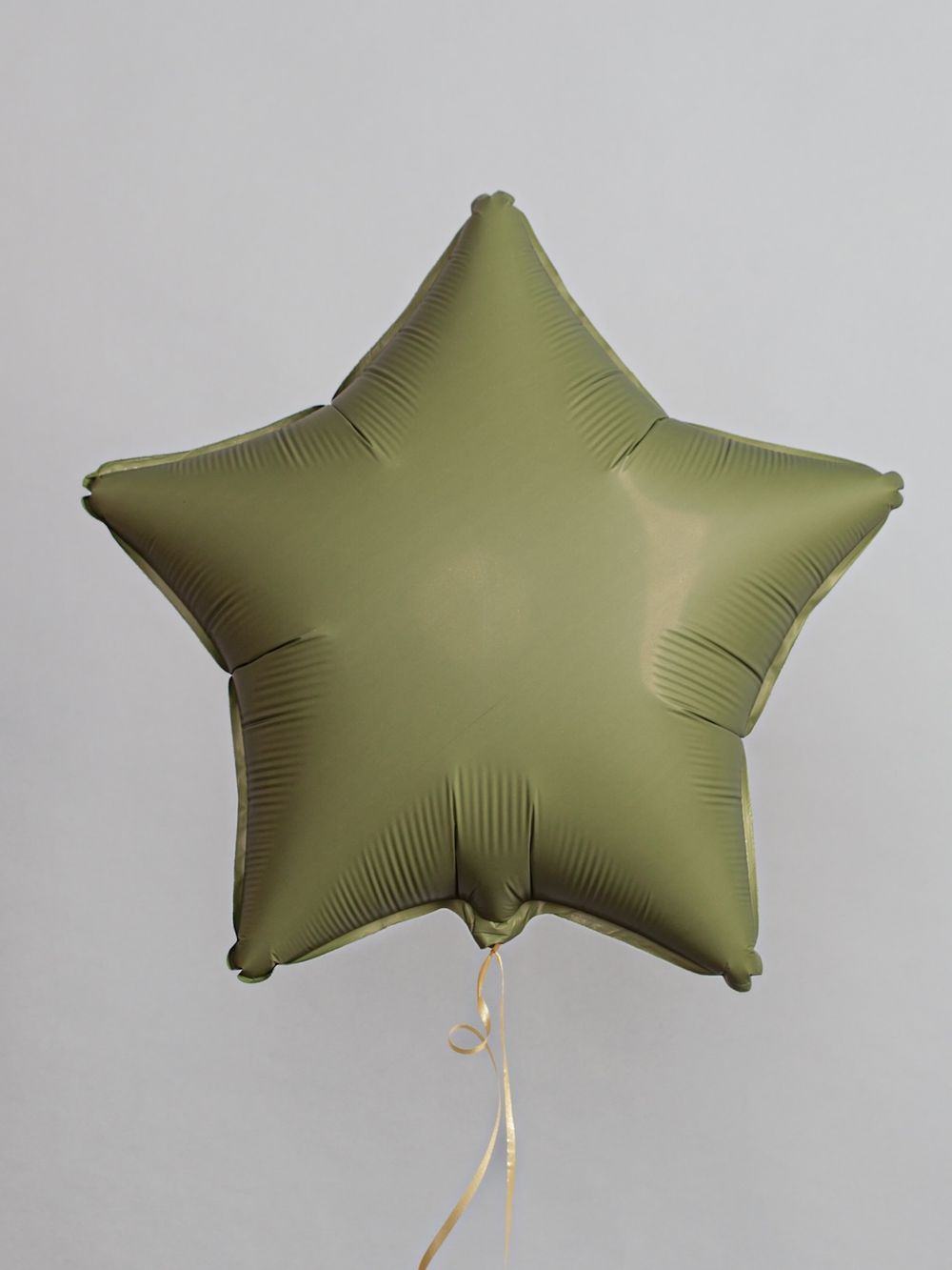 F Шар (18''/46 см) Звезда, Оливковый, Матовый (БГ-17) 