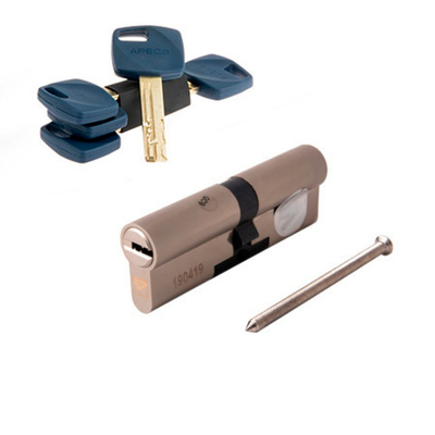 Цилиндр Апекс Premier XR-90-NI кл/кл хром (4класс, 1.6млн секр)